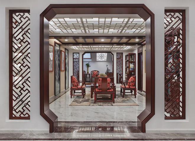 调奢华的中式装修开元棋牌试玩低(图2)