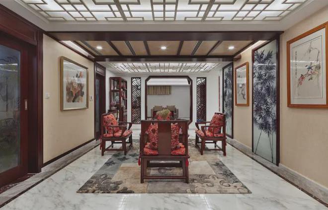 调奢华的中式装修开元棋牌试玩低(图5)